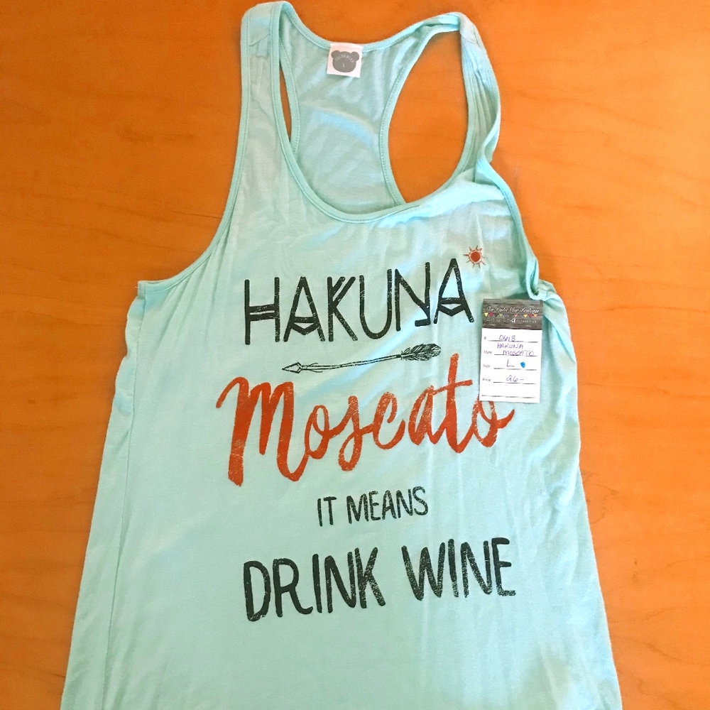 NEW colorer large blue tank top